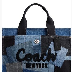 Coach New York Patchwork Tote Bag Medium CAM72